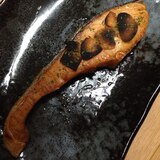 にんにくチップで☆鮭のガーリック焼き(*^^*)